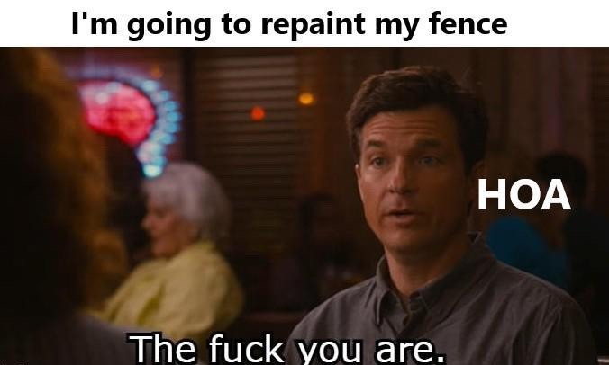 Defund the HOA - meme