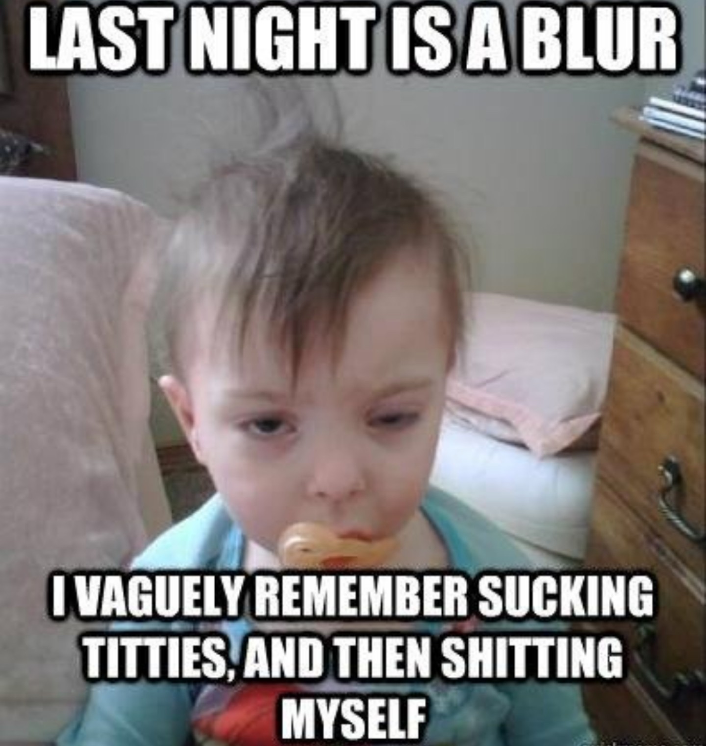 Man's First Hangover - meme