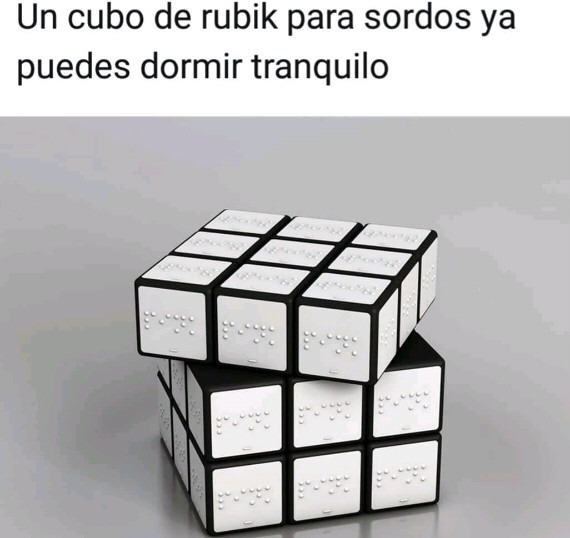 Saben resolver el cubo Rubik?? - meme