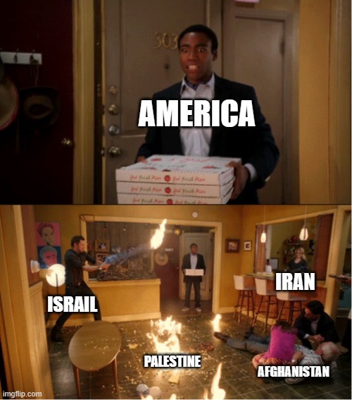 Just a normal day in the middle east - meme