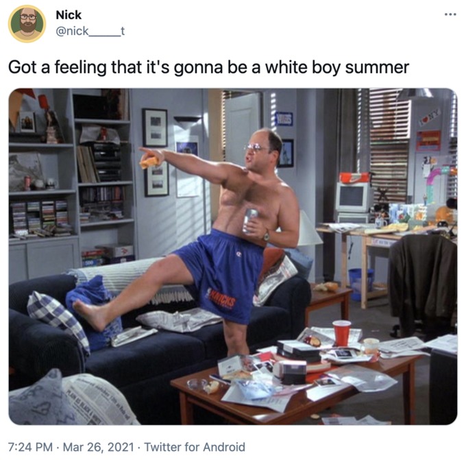 white boy summer meme