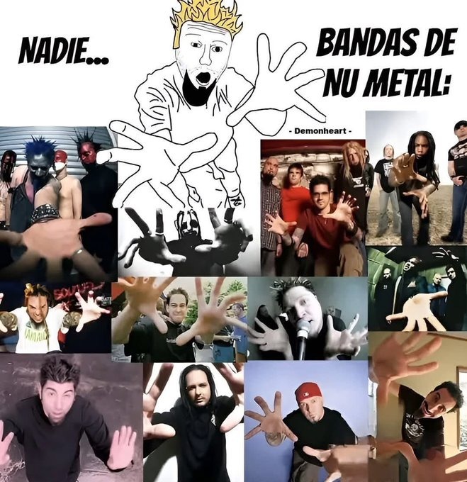 Bandas de numetal ser como - meme