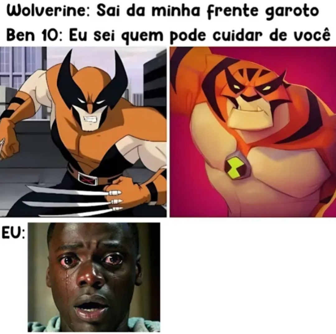 Deixa eu te mandar a real Wolverine - meme