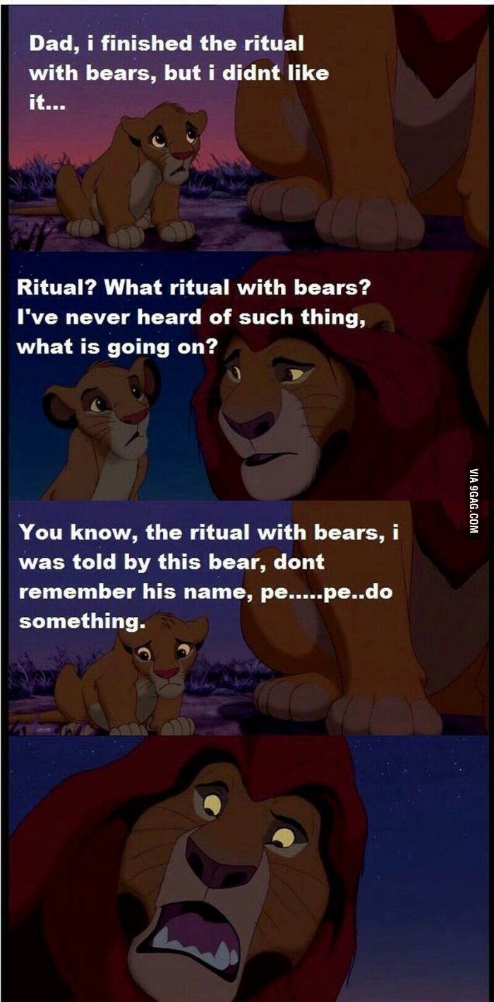 The bear ritual - meme