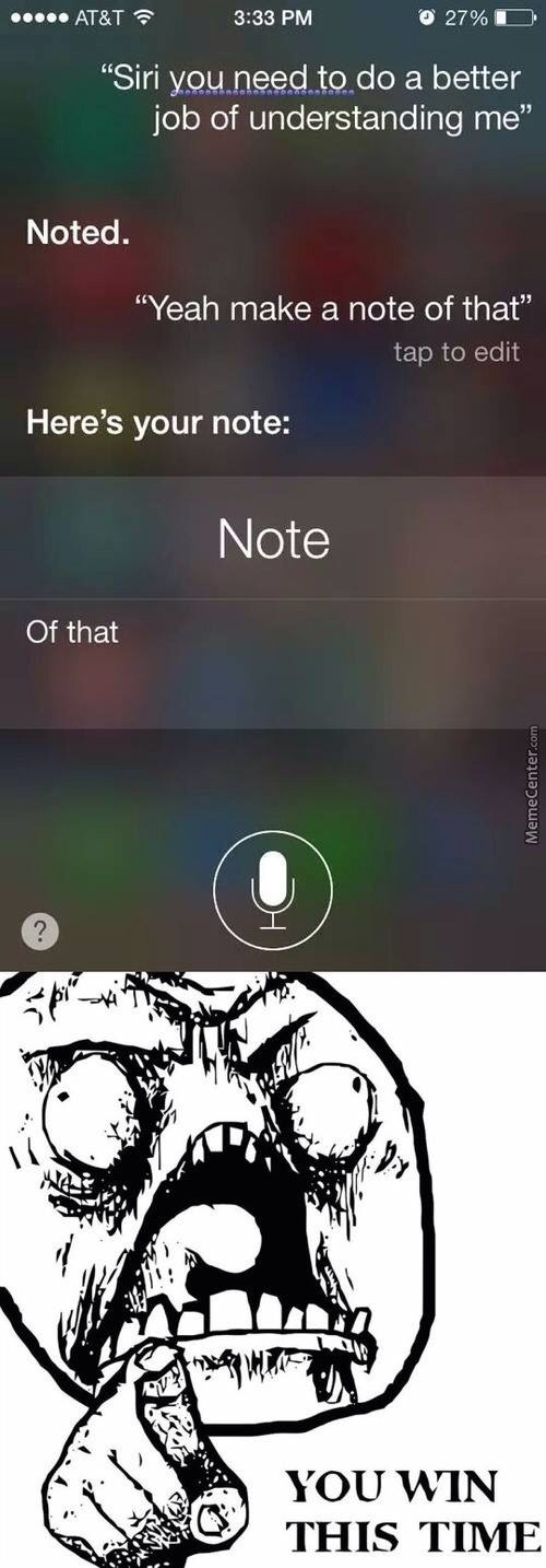 Siri is smart - meme