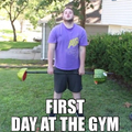 Your first day at the gym