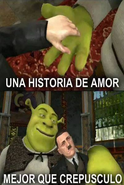 Hitler y Shrek - meme