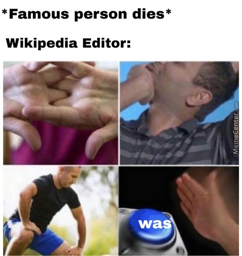 Wikipedia editor - meme