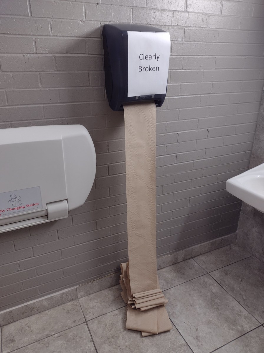 Me too, paper towel dispenser.... Me too - meme