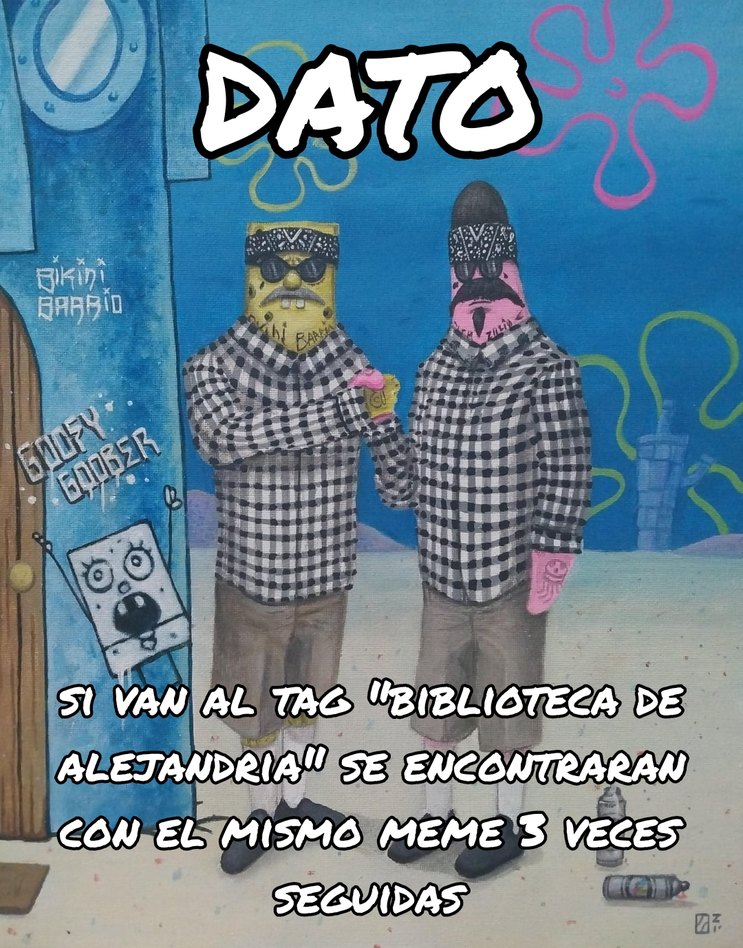 La biblioteca de alejandria be like: top mejores posiciones para follar a tu femboy - meme