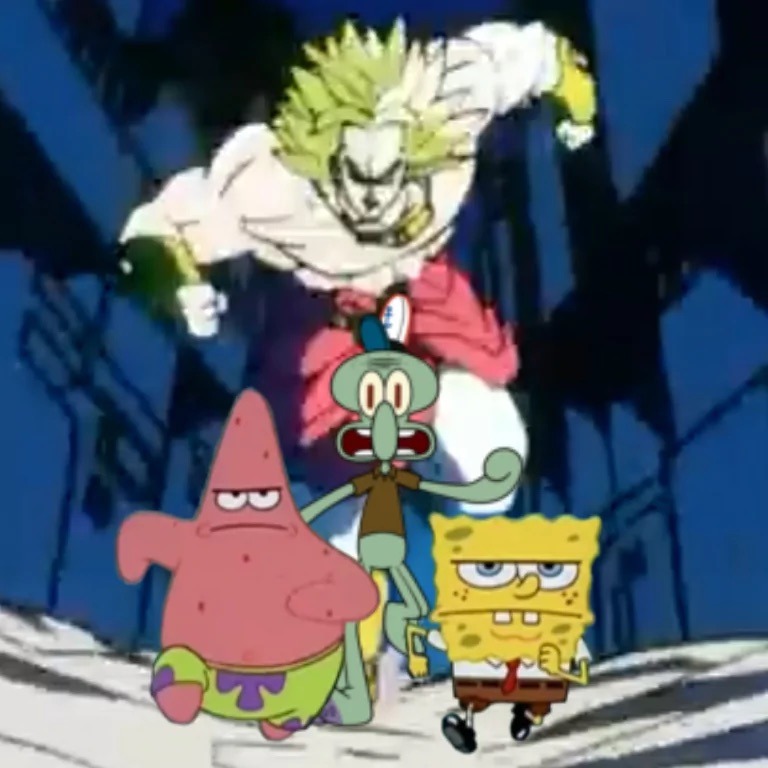 Broly esponja - meme