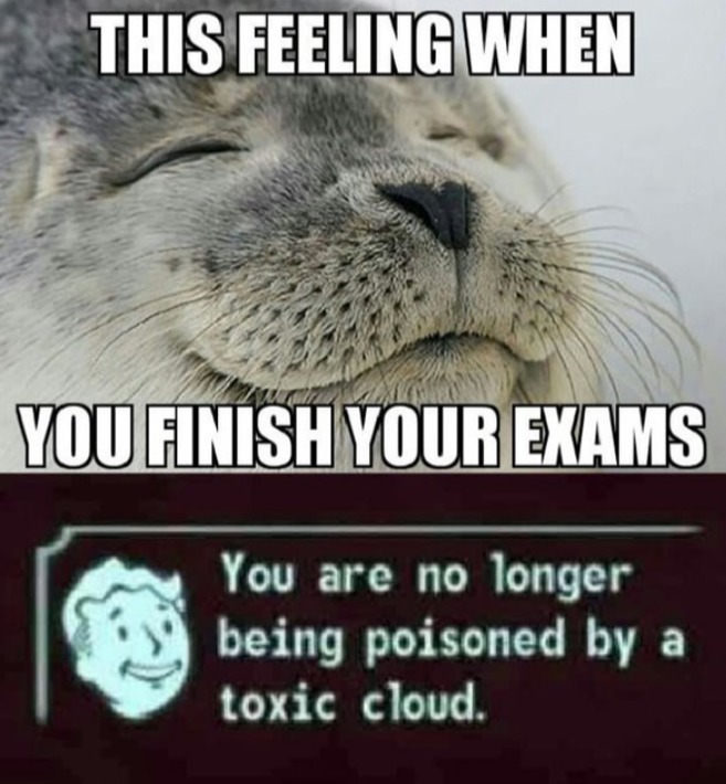 poisoned by a toxic cloud - meme