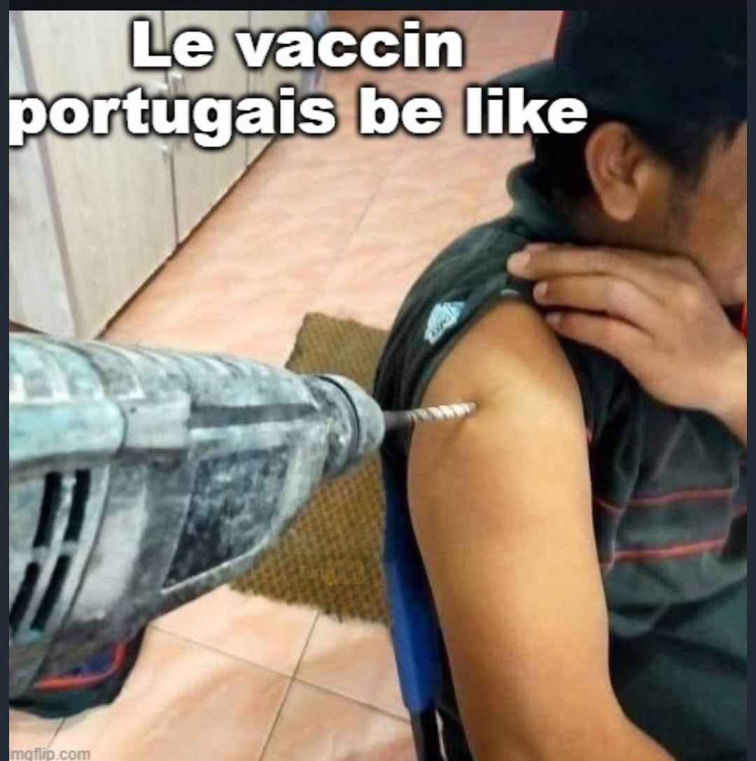 Imagine le test PCR portugais (avec le coton tige dans le cul) - meme