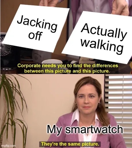 Smartwatch knows - meme
