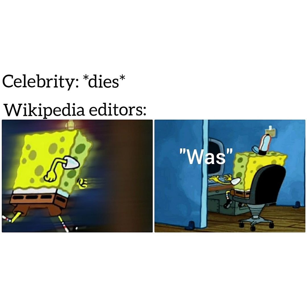 I swear Wikipedia has it updated before its even announced - meme