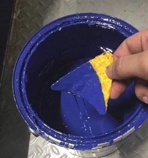 Doritos a la pintura - meme