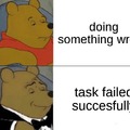 task was correctly failed