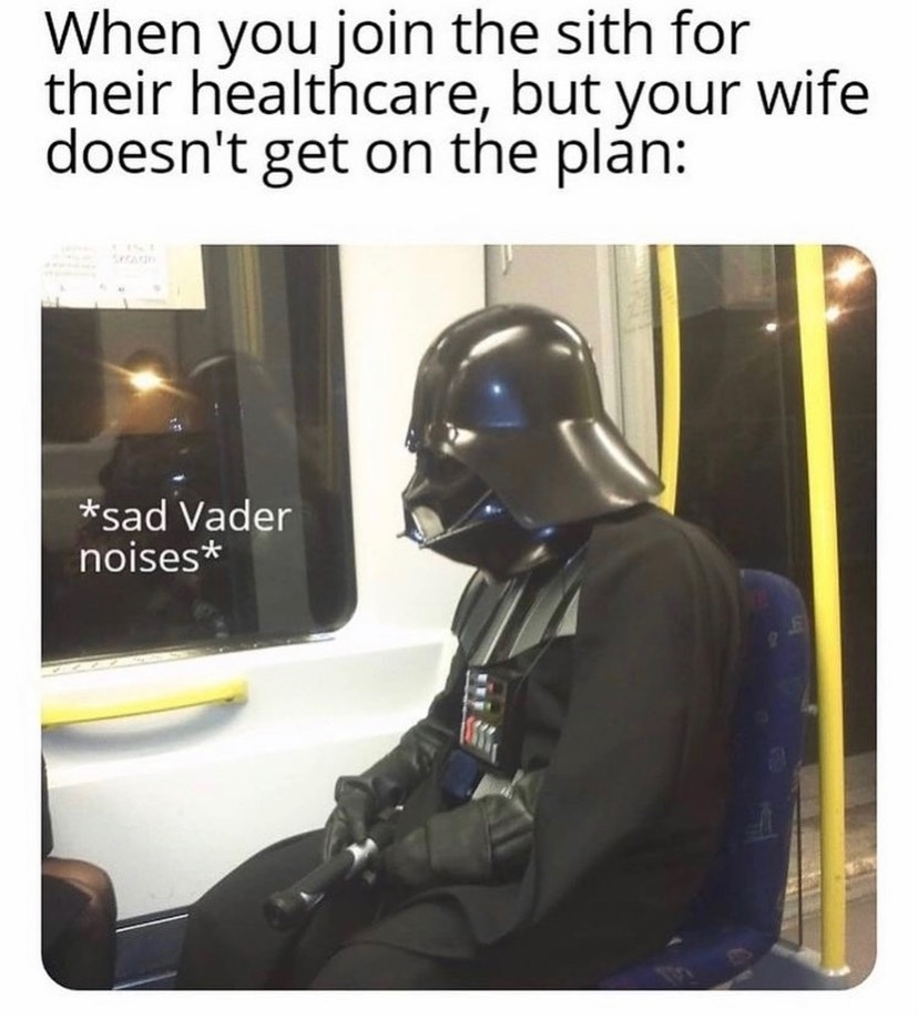 sad Vader noises - meme