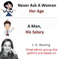 What you should never ask J. K. Rowling