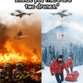 There are two drones