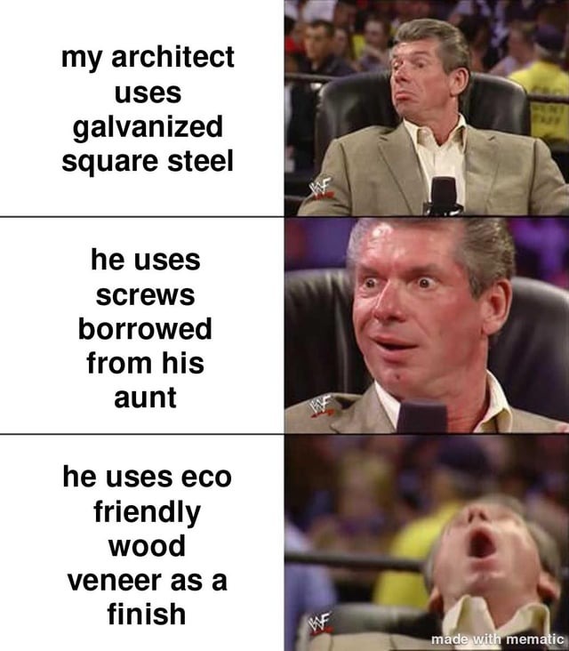 Eco friendly wood - meme