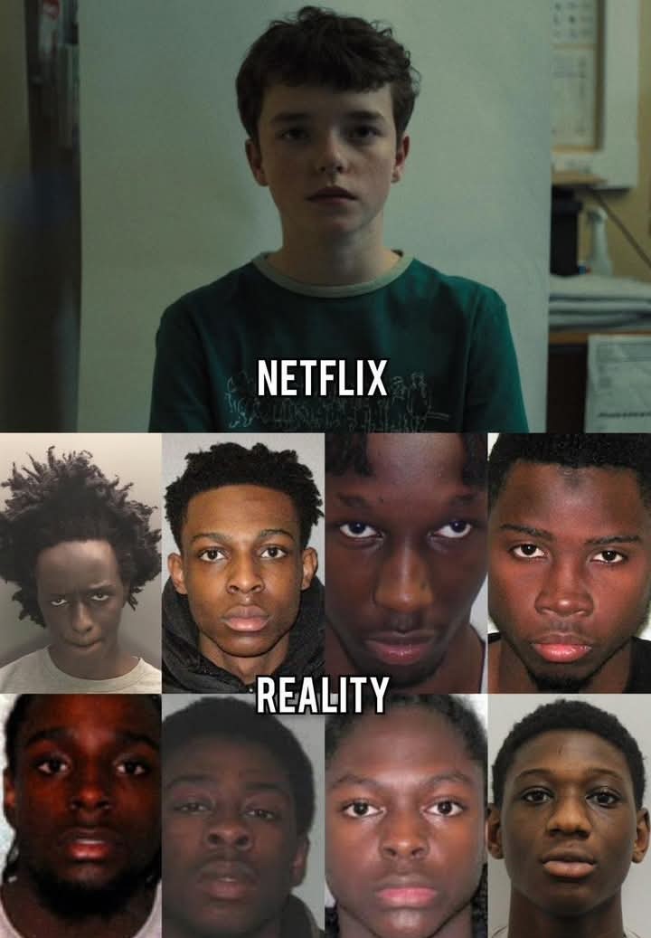 Sobre os casos de "Adolescência" - meme