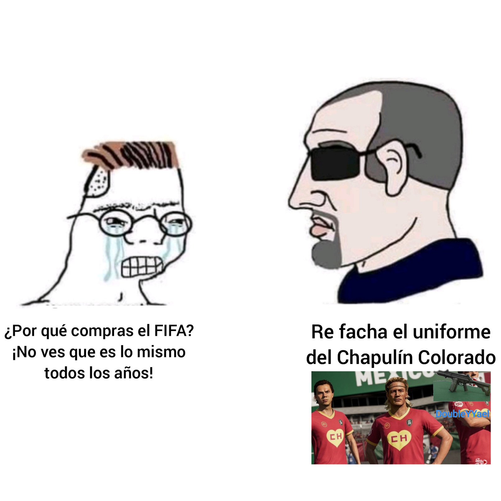 El equipo número 1 de la televisión humorística - meme