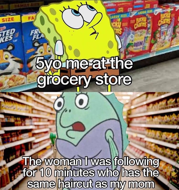 supermarket blues - meme