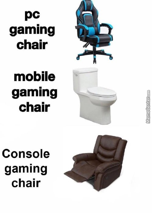 Good ol' console chair - meme