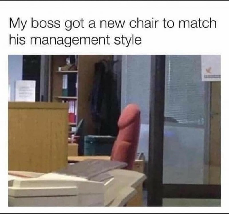 Comfy penis chair - meme
