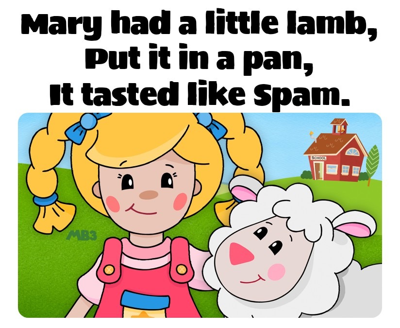 Mary's Little Lamb - meme