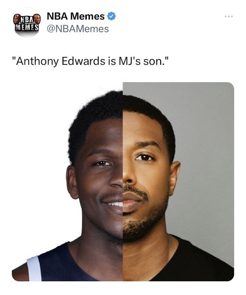 Anthony Edwars Timberwolves meme