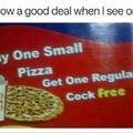 pizza cock free