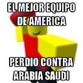 EL MEJOR EQUIPO DE AMERICA PERDIO CONTRA ARABIA SAUDI