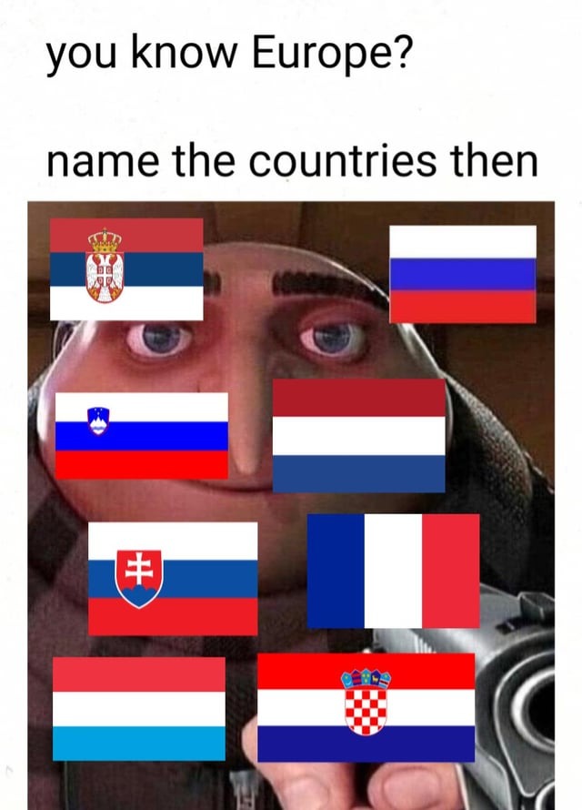 European flags - meme