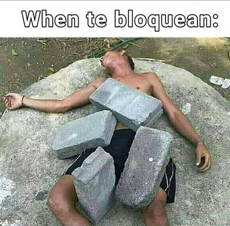 Me bloquearon - meme