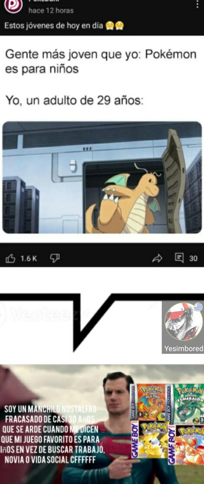 Si hay algo que odio fumarme en la comunidad de pokemon son los manchilds de mrd como estos :facepalm: - meme