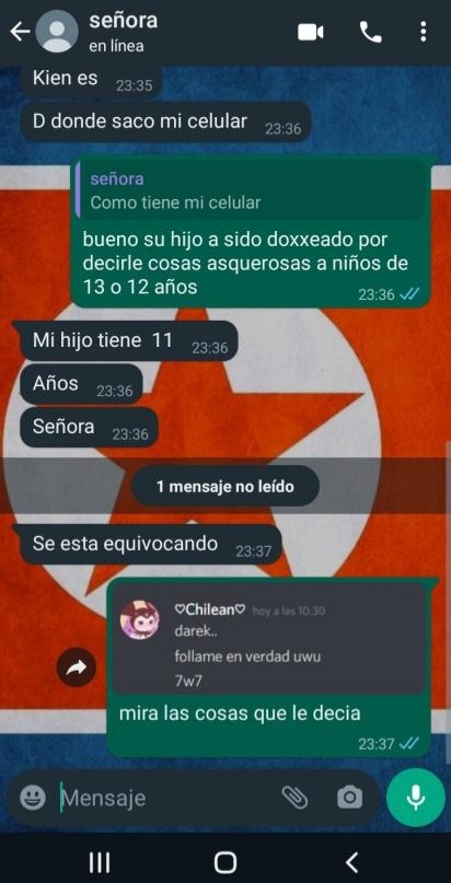 funi wasap screenshot(No es mio, es de reddit) - meme