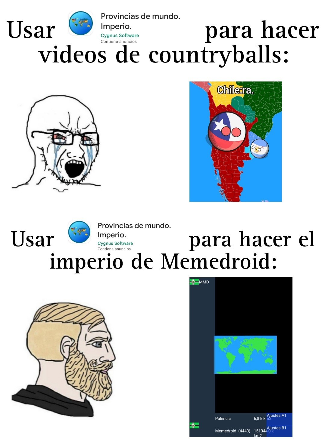 Provincias del mundo - meme