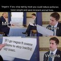 Checkmate vegans