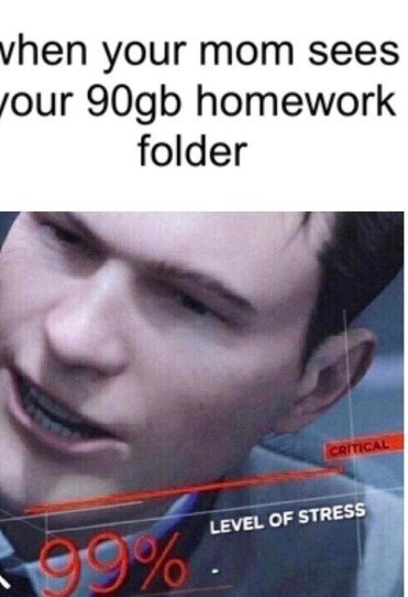 90gb homework - meme