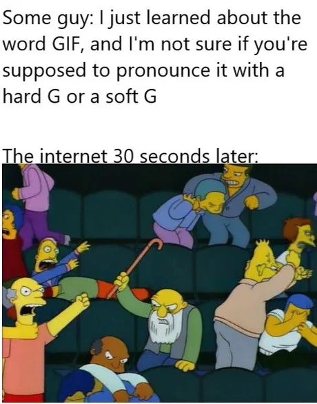 GIF pronuntiation - meme