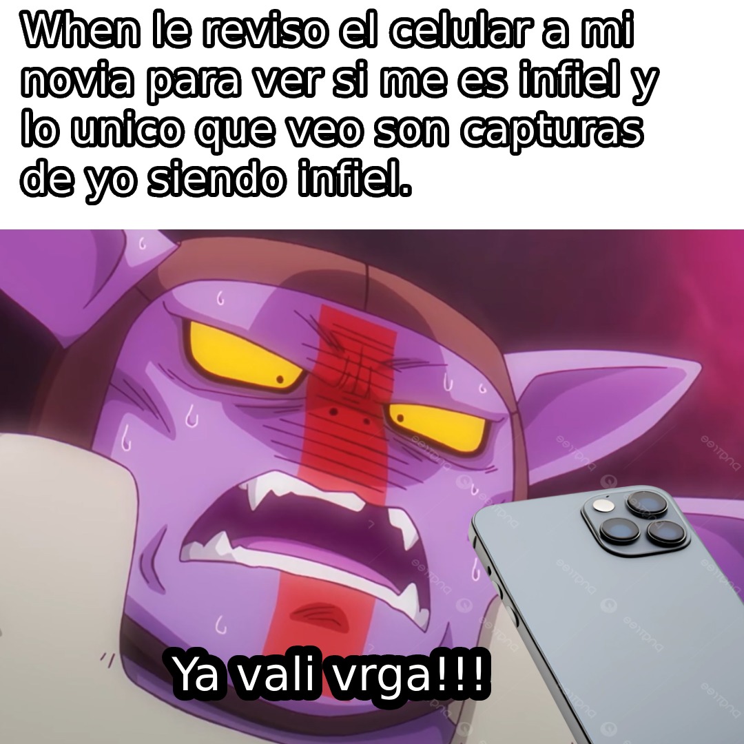La infidelidad - meme
