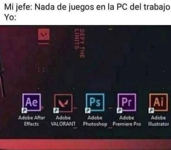 No son juegos, son herramientas de trabajo - meme