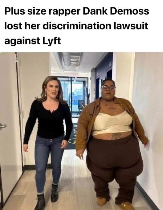 it's not discrimination to say you can't fit in my car, it's geometry and engineering - meme