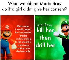What freak is wrong with Mario - meme