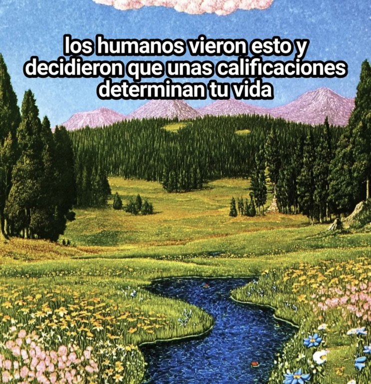 los humanos vieron que unas calificaciones decidían tu vida y entraron en pánico - meme