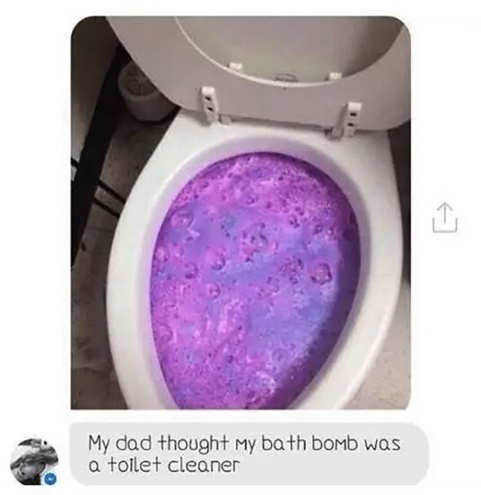 Goes on brown turns purple when it done - meme