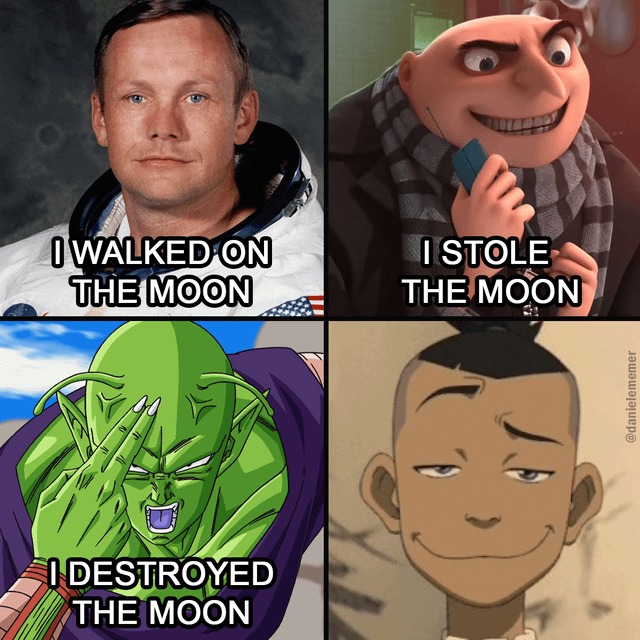 Moon characters - meme