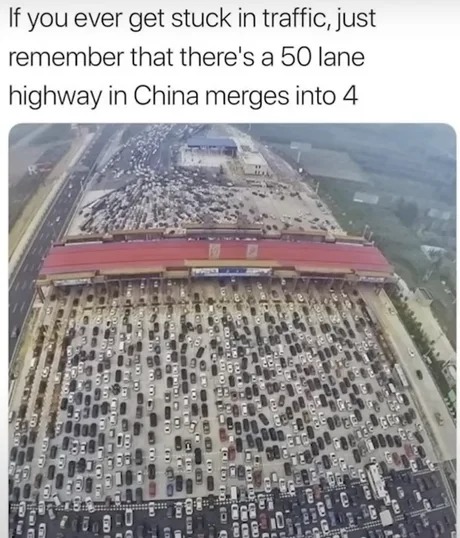 hinese highways are crazy - meme
